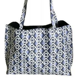 Large Blue Beach Tote